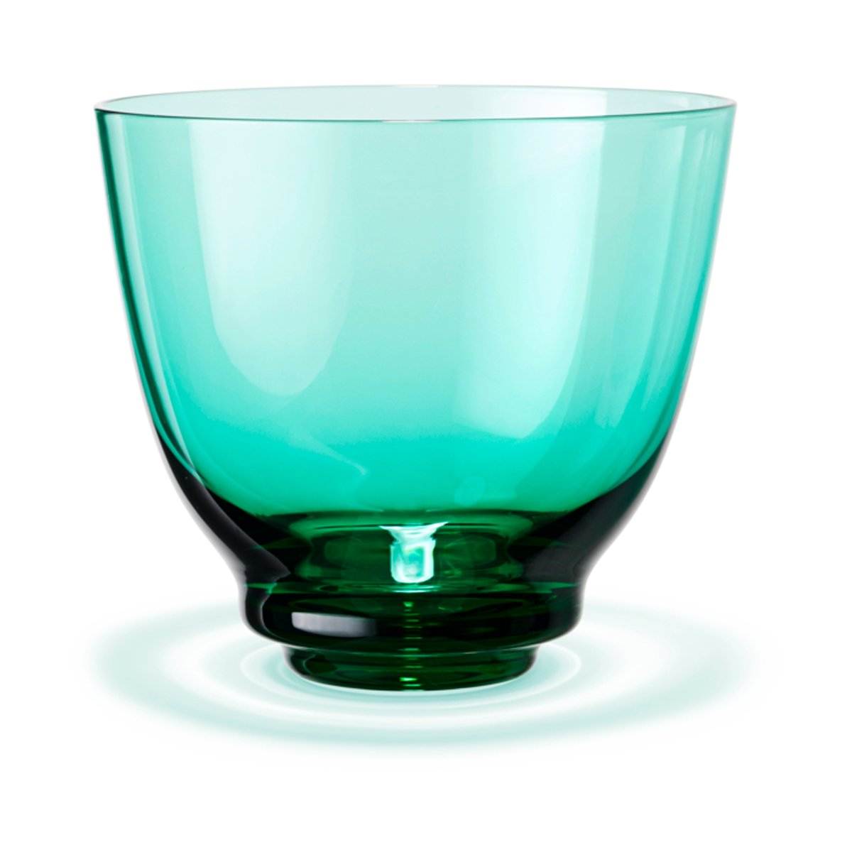 Holmegaard Flow vannglass 35 cl Emerald green