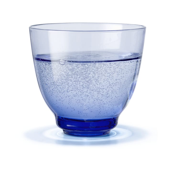 Flow vannglass 35 cl - Mørkeblå - Holmegaard