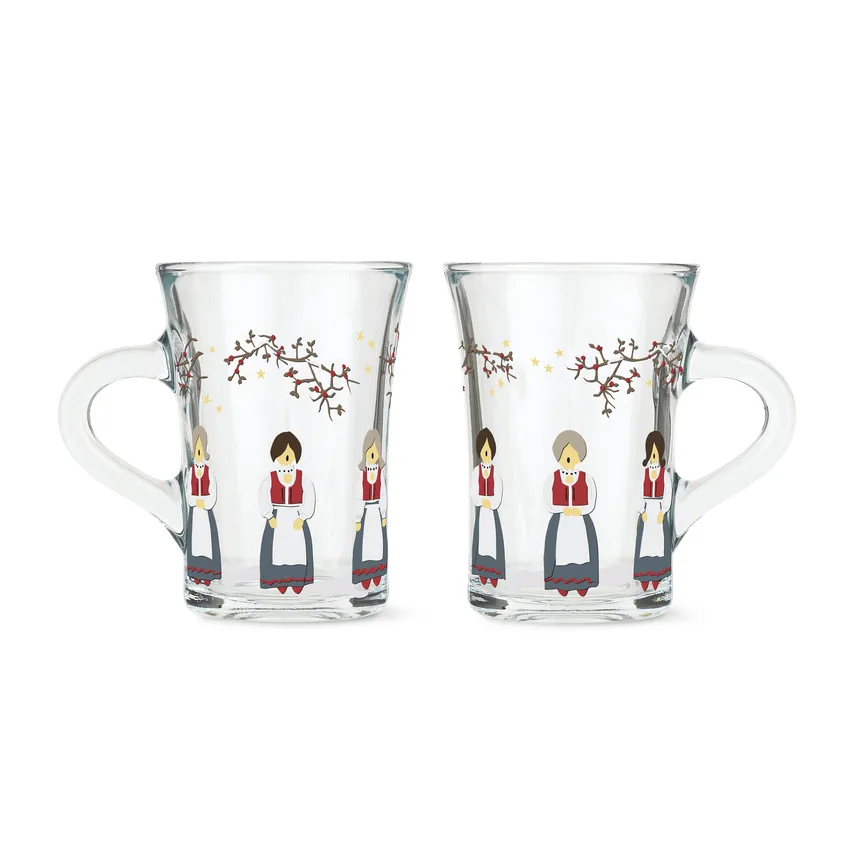 Holmegaard Christmas Hot Drink glass 24 cl 2-pk, 2021 Holmegaard
