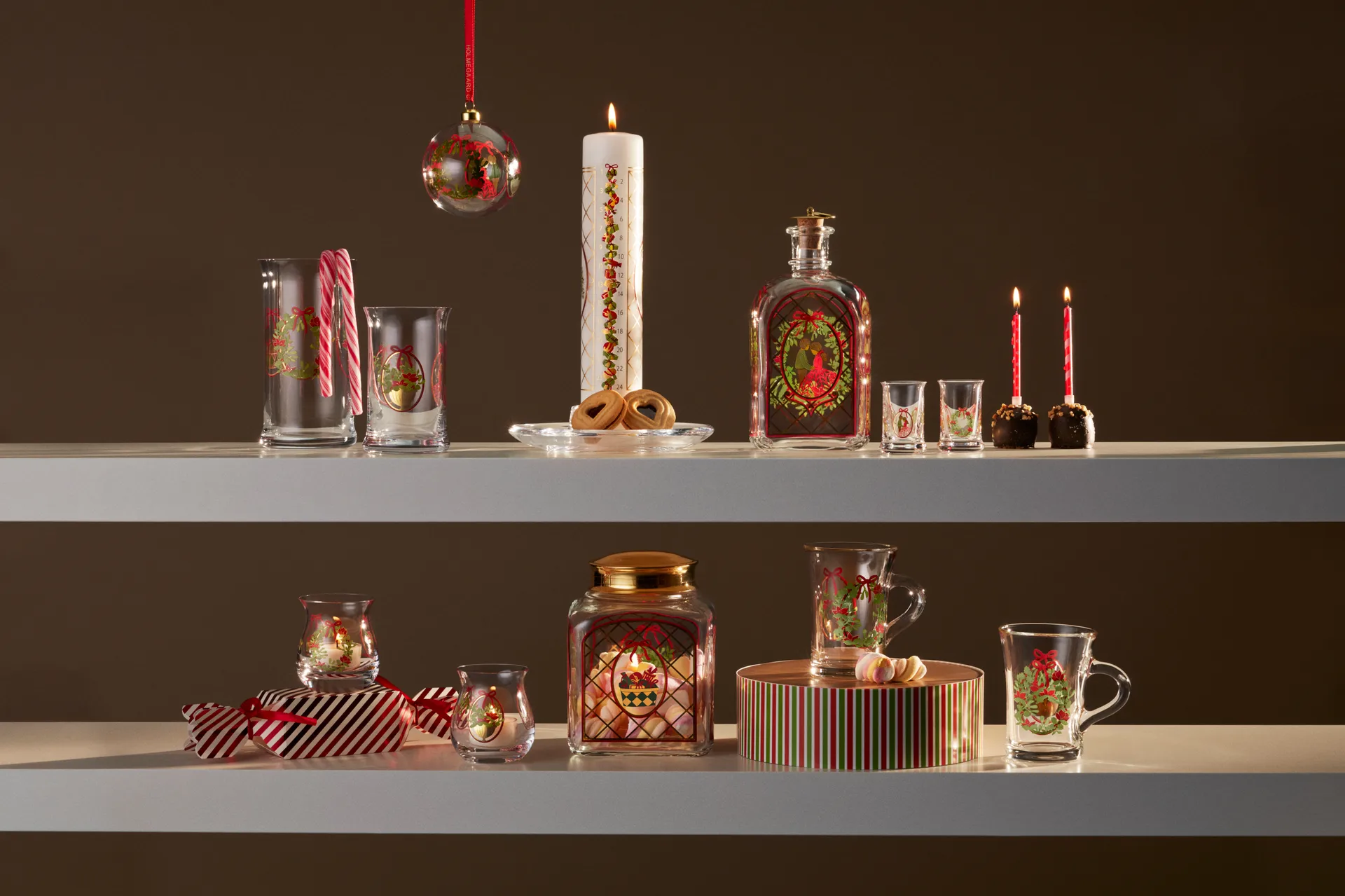 Holmegaard Christmas juleshotglass 2-pk, 2025 Holmegaard