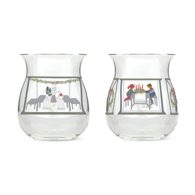 Holmegaard Christmas lyslykt 2-pakning  - 2024 - Holmegaard
