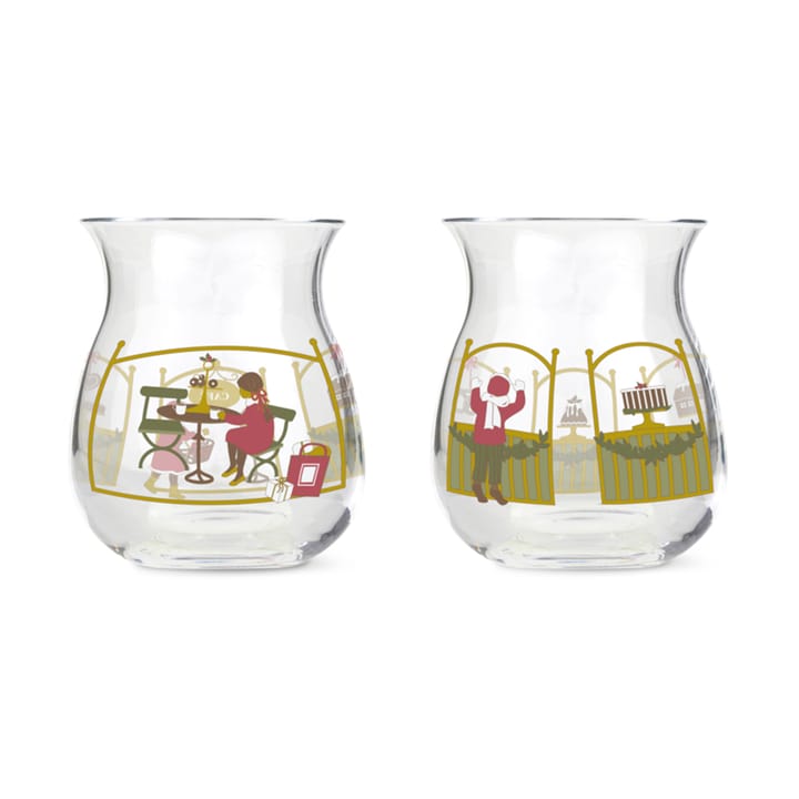 Holmegaard Christmas lyslykt 2-pk - 2023 - Holmegaard