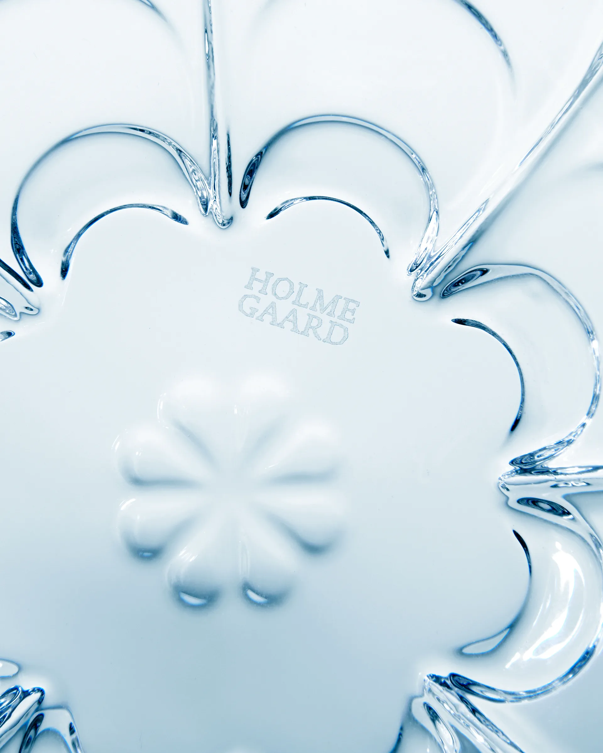 Lily skål Ø 13 cm 2-pakning, Blue iris Holmegaard