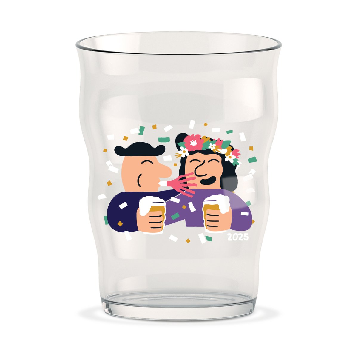 Holmegaard - Mikkeller ølglass pint 2025 jubileum 40 cl klar