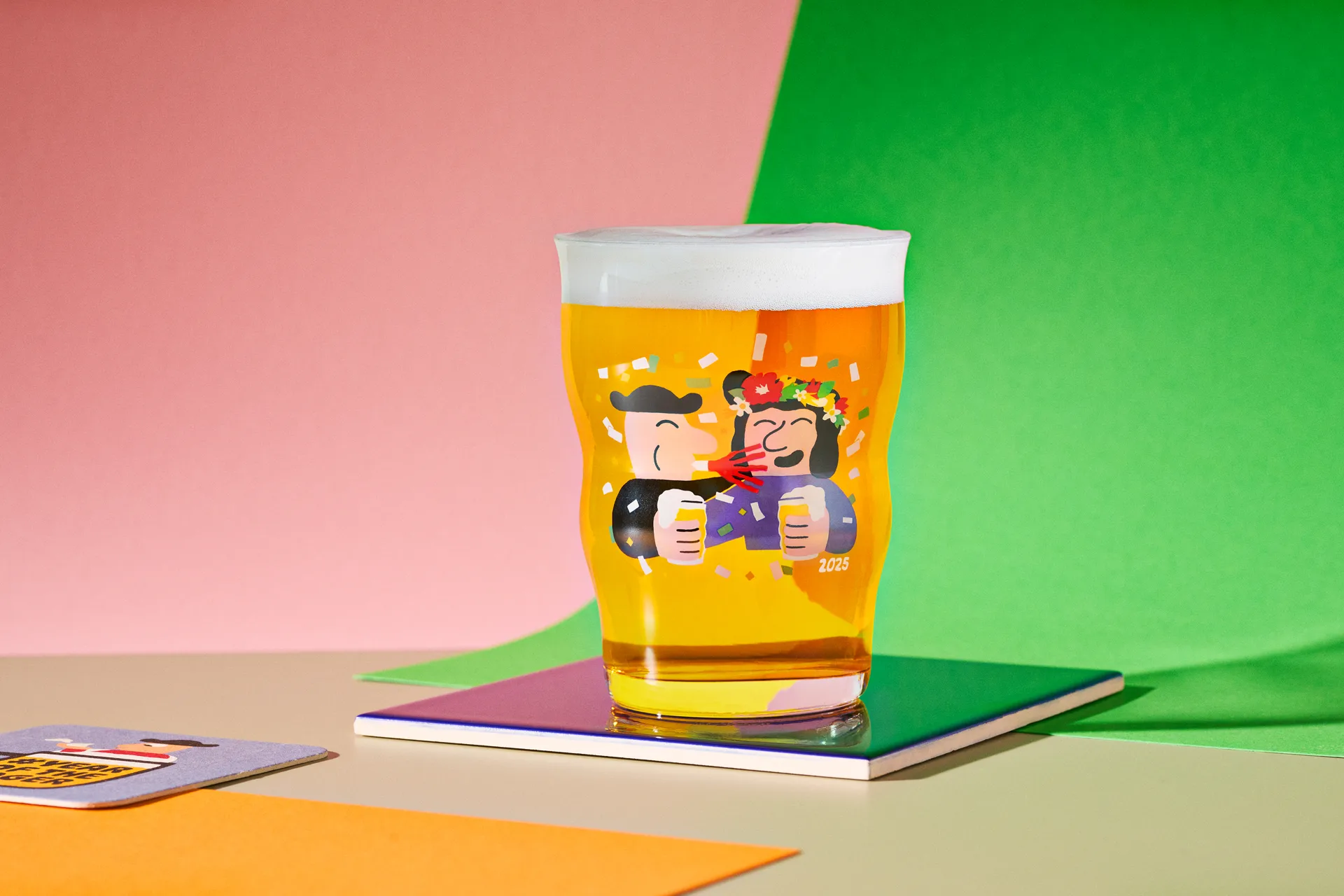 Mikkeller pint ølglass 40 cl, 2025 Holmegaard