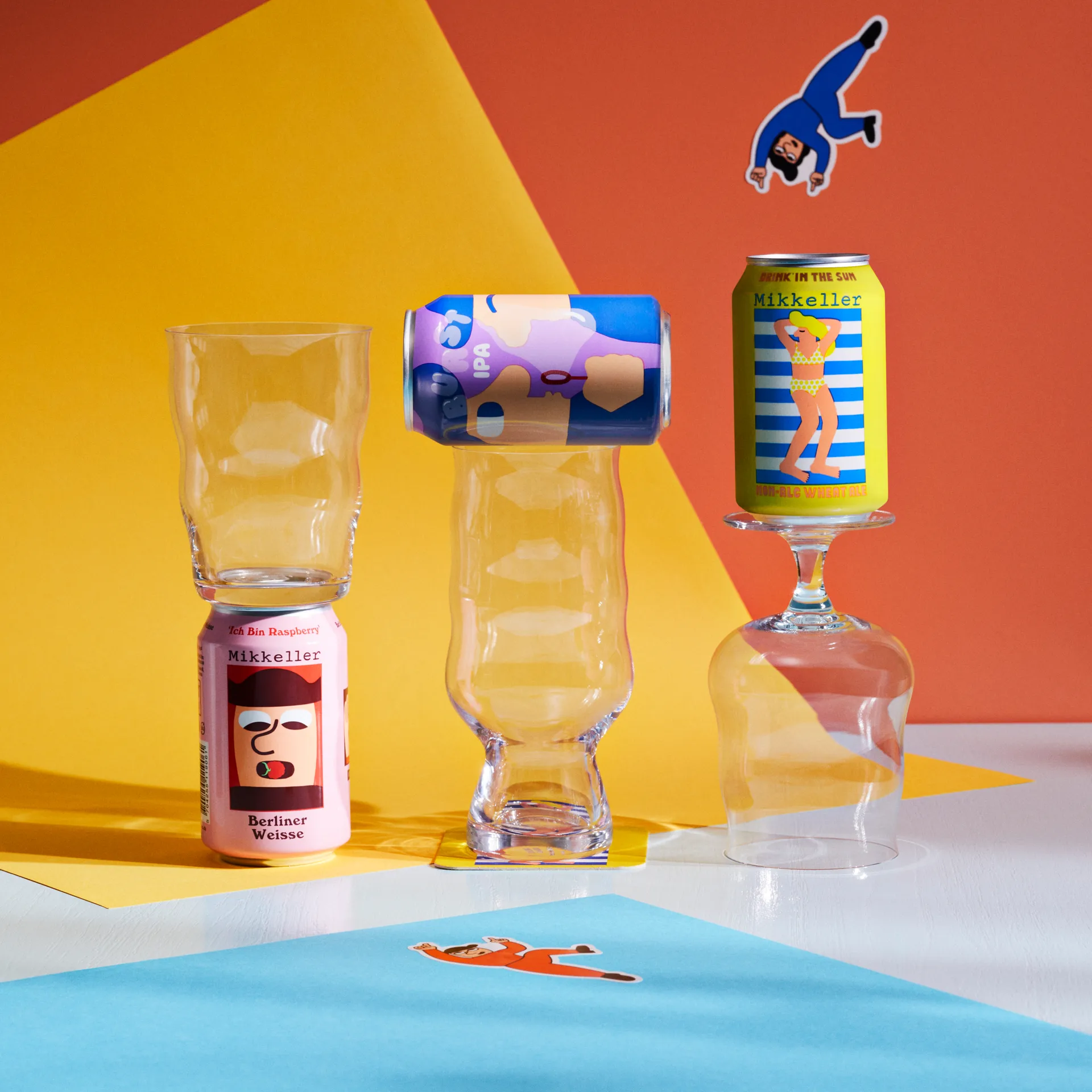 Mikkeller Universal ølglass 2-pk, 40 cl Holmegaard