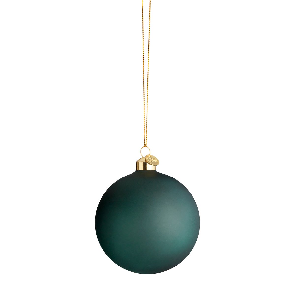 Holmegaard Souvenir julekule 8 cm Mrkegrnn | Skandinavisk Design | Julepynt | Grønn