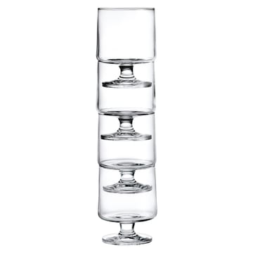 Stub glass 4-stk. 21 cl - Klar - Holmegaard