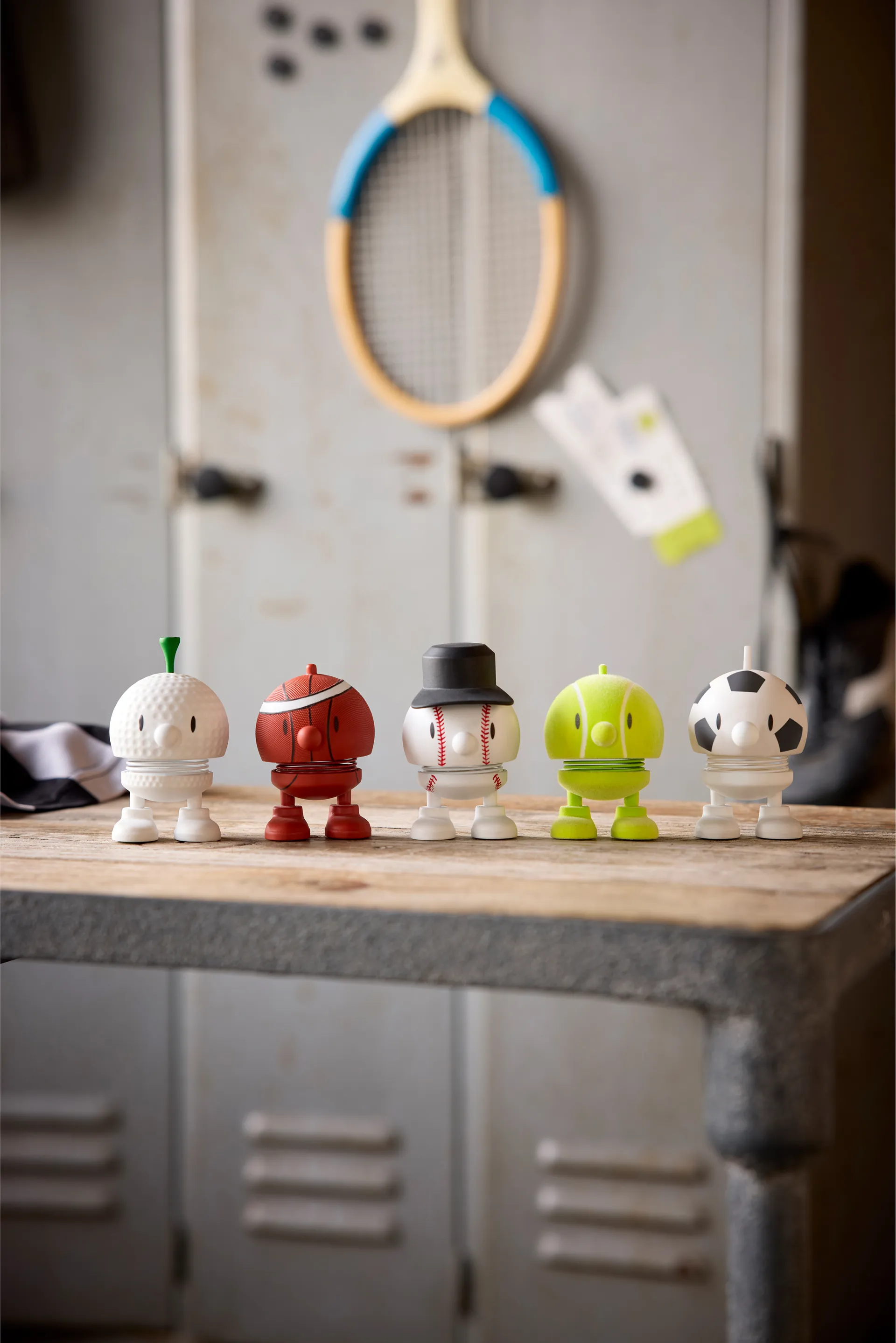 Hoptimist Baseball Bumble S figur, White Hoptimist