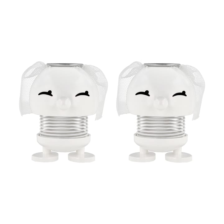 Hoptimist Bride & Bride figur 2 deler, White Hoptimist