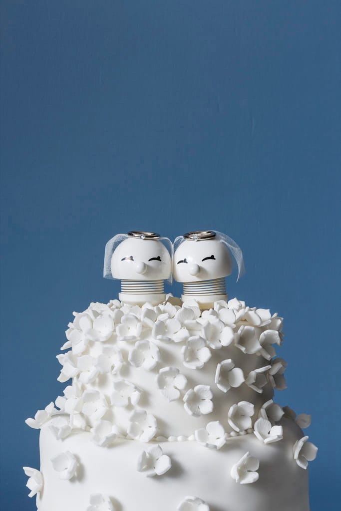 Hoptimist Bride & Bride figur 2 deler, White Hoptimist