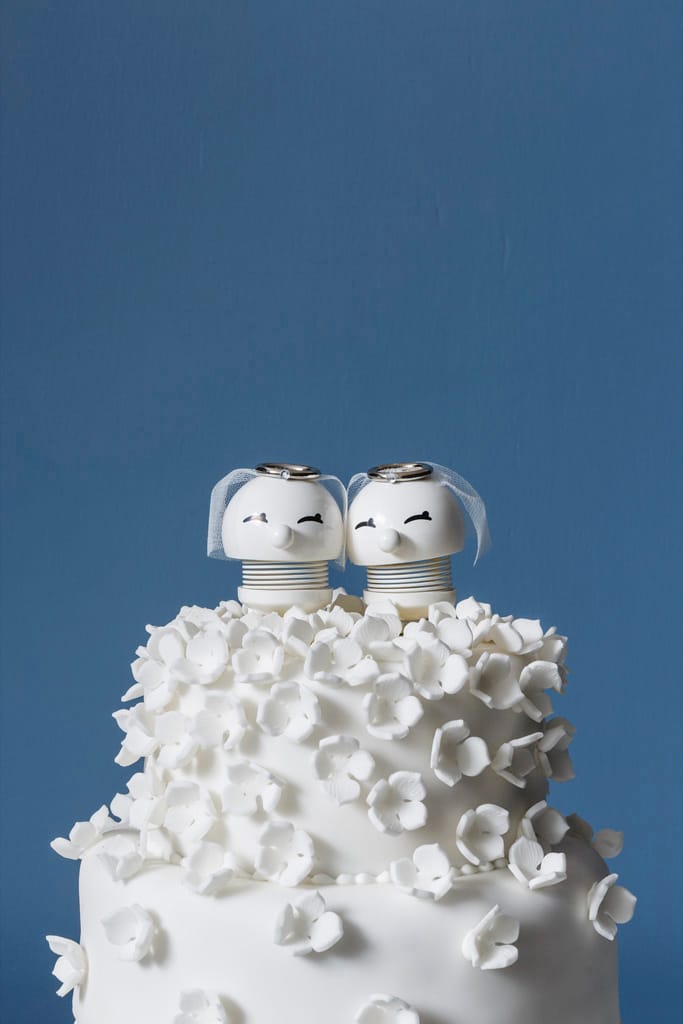 Hoptimist Bride & Bride figur 2 deler - White - Hoptimist