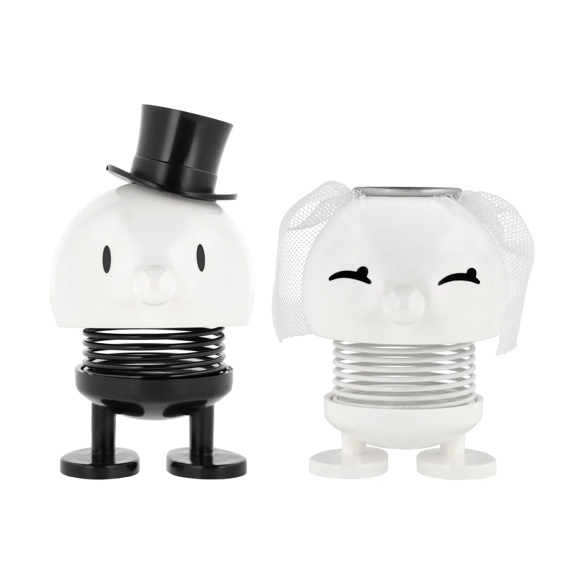Hoptimist Bride & Groom figur 2 deler, White Hoptimist