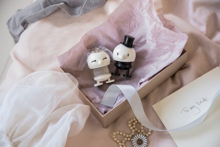 Hoptimist Bride & Groom figur 2 deler, White Hoptimist