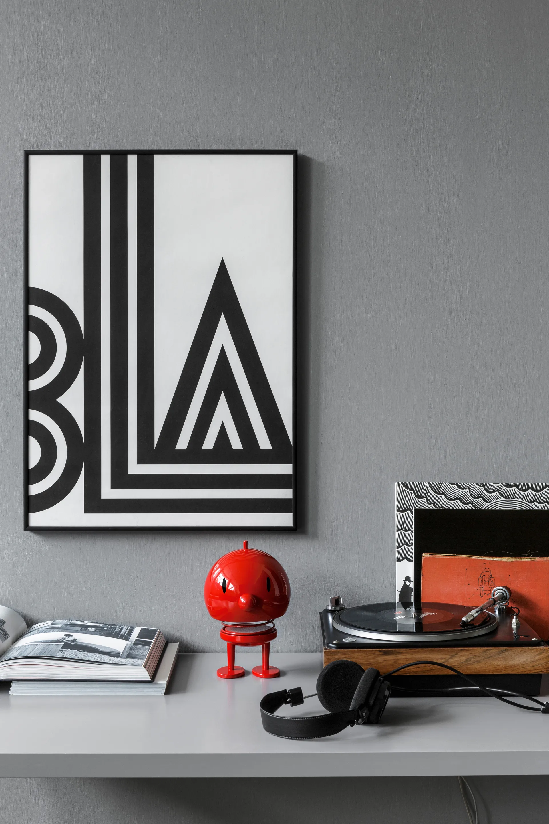 Hoptimist Bumble L figur, Rød Hoptimist