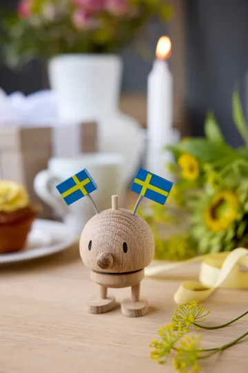 Hoptimist Celebration Bumble figur - S, raw oak, Sweden - Hoptimist