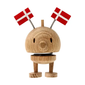 Hoptimist Celebration Bumble figur - S, raw oak - Hoptimist