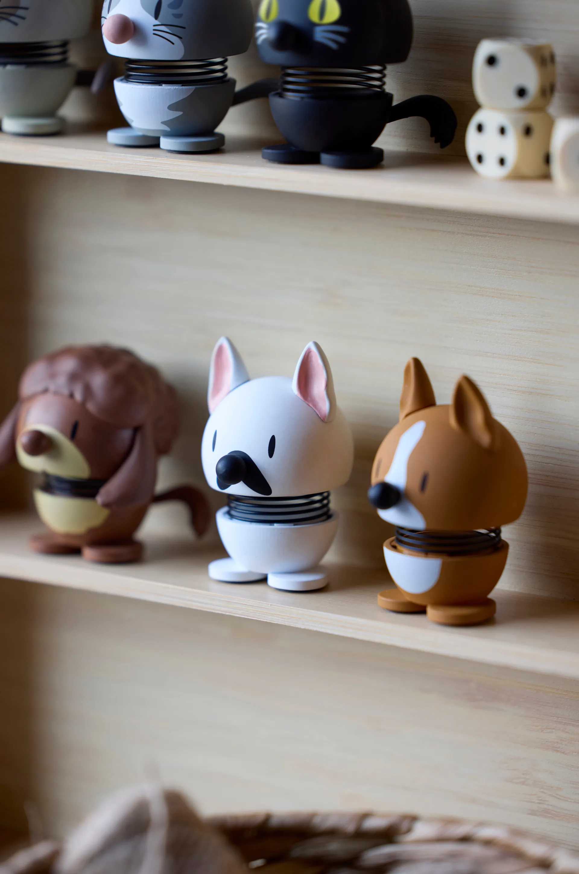 Hoptimist figur XS, Corgi, brown Hoptimist