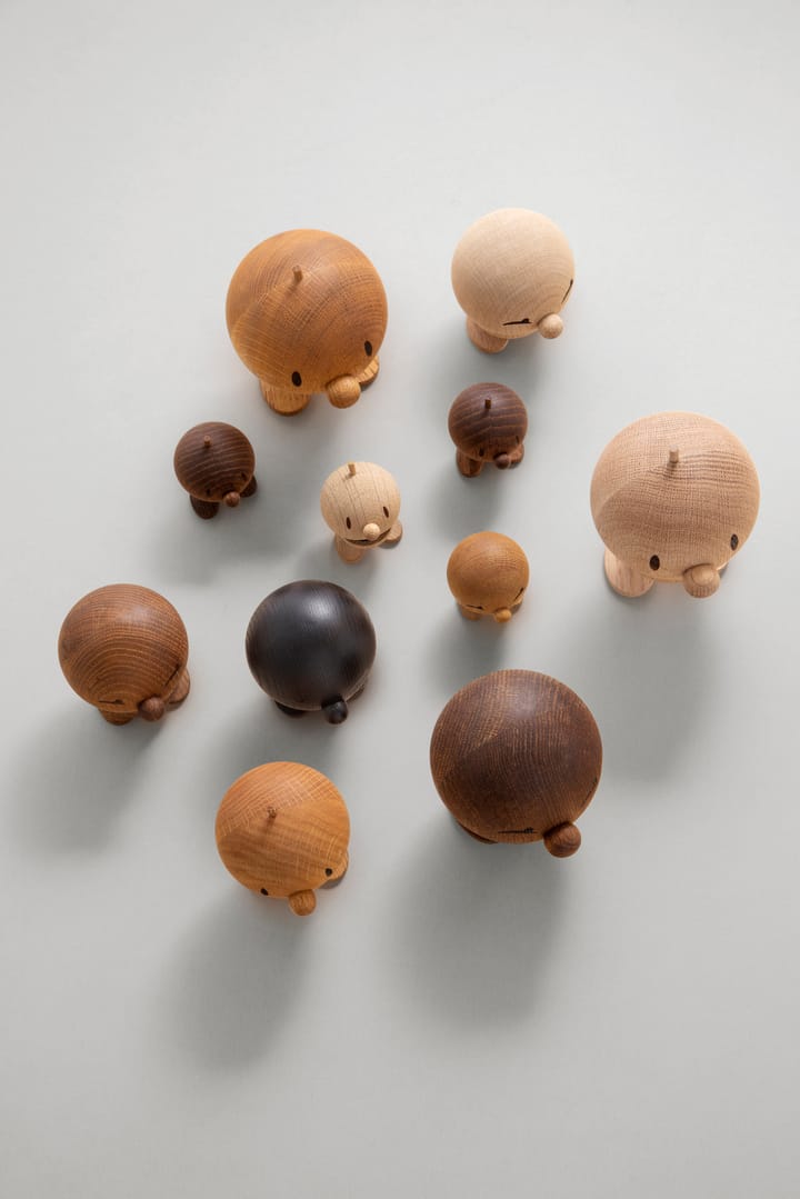 Hoptimist Football Bumble S figur, Oak Hoptimist