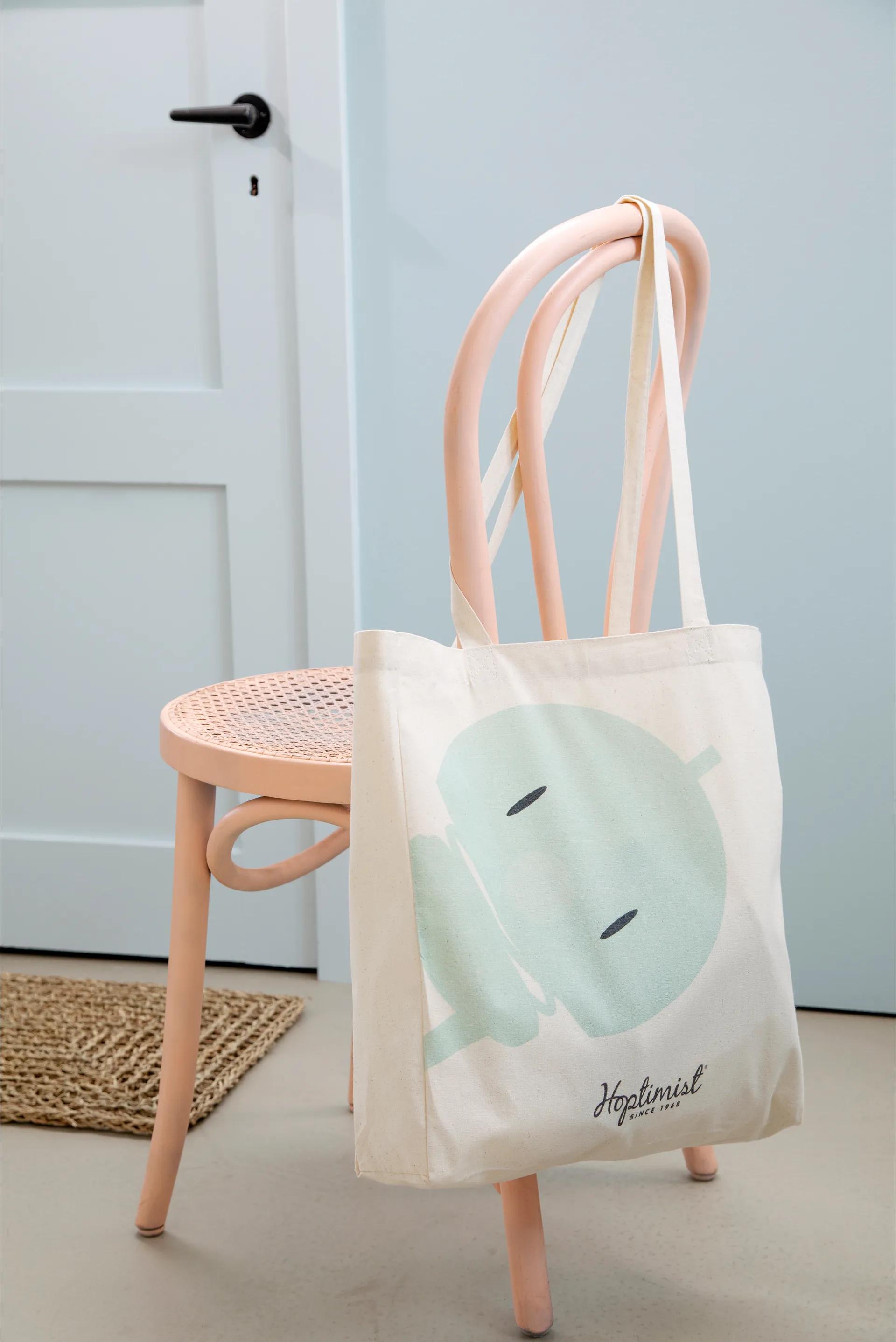 Hoptimist shopper tøyveske, Blue Hoptimist