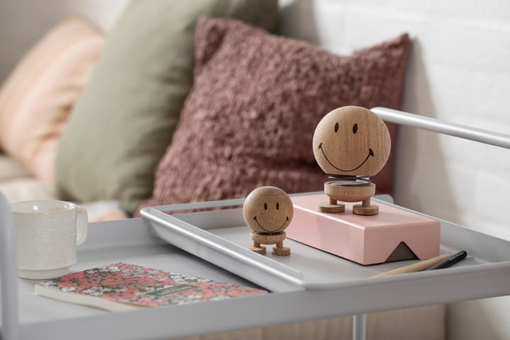 Hoptimist Smiley S figur, Raw oak Hoptimist