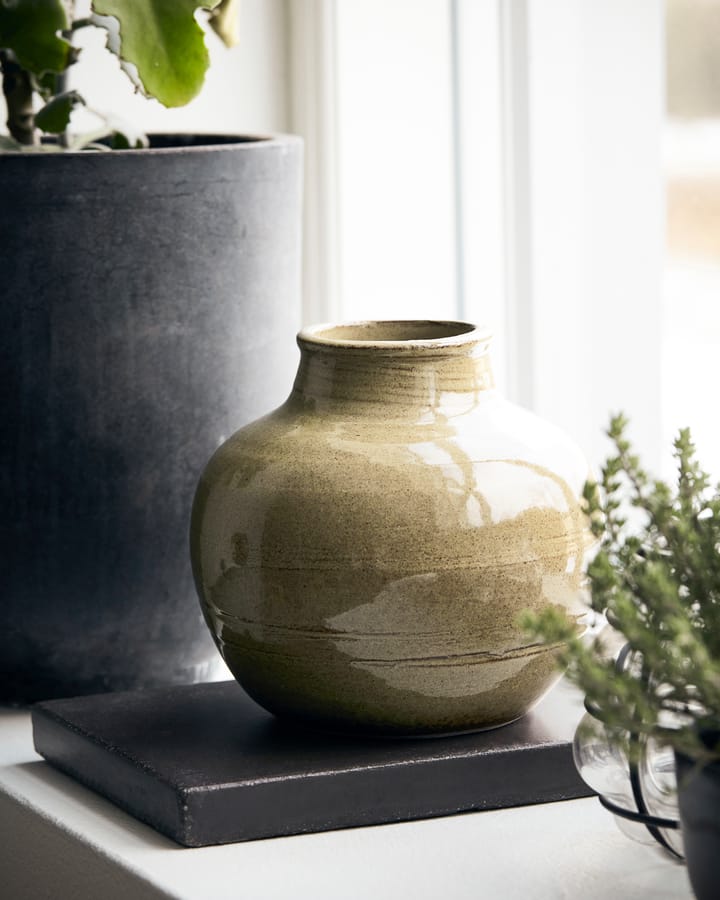 Aju vase 15 cm, Grønn House Doctor