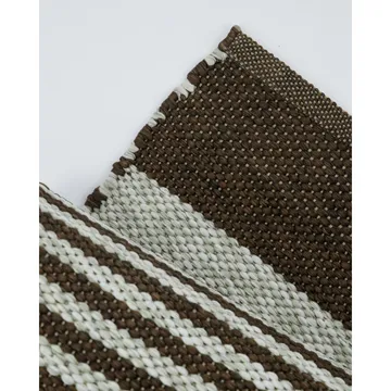 Alfo løper 90x200 cm - Brun-hvit - House Doctor