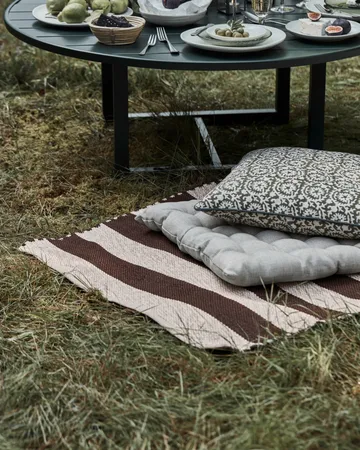 Alfo løper 90x200 cm - Brun-hvit - House Doctor