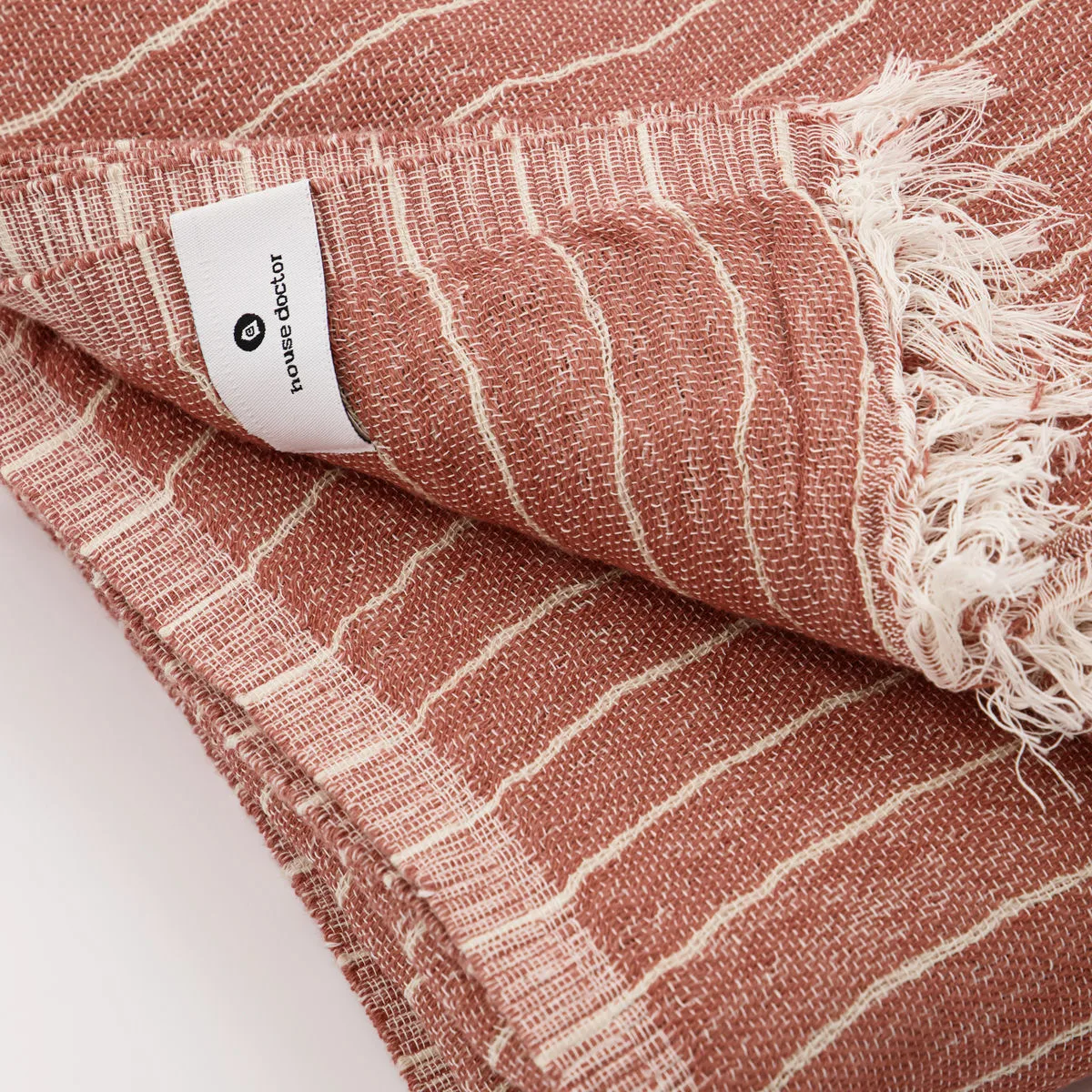 Alice Stripe pledd 140 x 200 cm, Dusty Berry House Doctor