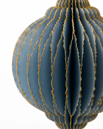 Alsta juleanheng 4-pk - Lyseblå, Ø8 cm - House Doctor