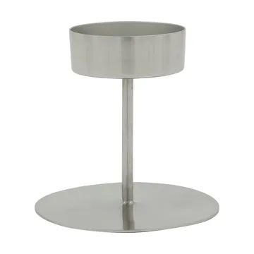 Anit telysholder - Sølvfinish, Ø10,5x10 cm - House Doctor