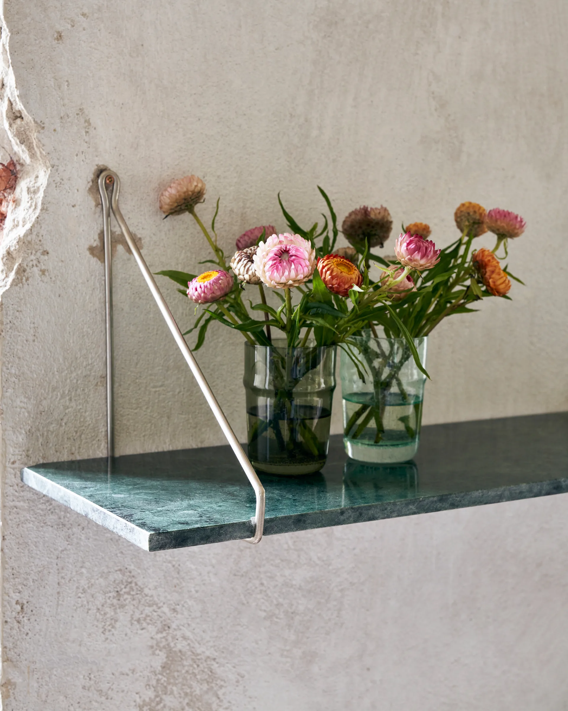 Apart hyllekonsoll 2-stk., Børstet sølv House Doctor