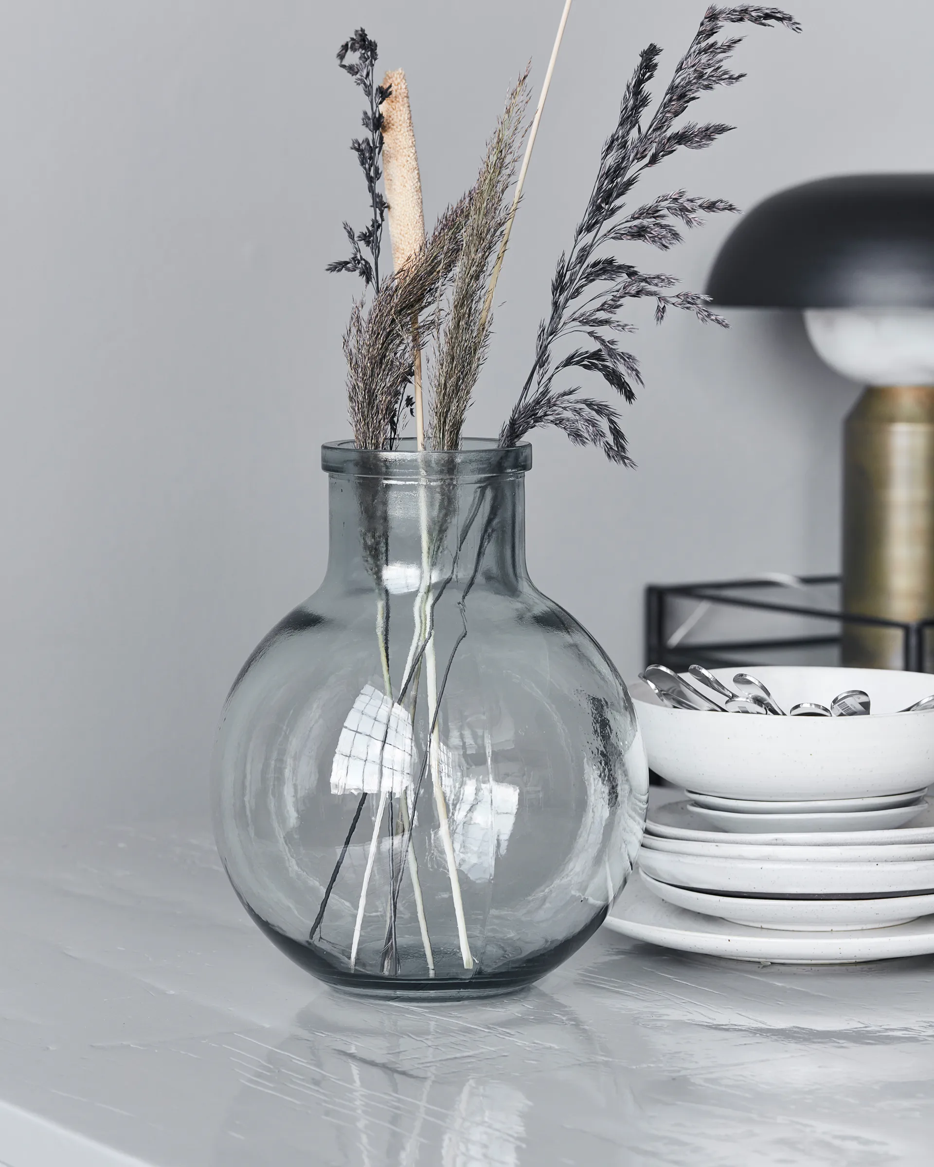Aran vase/flaske 31 cm, Klar House Doctor