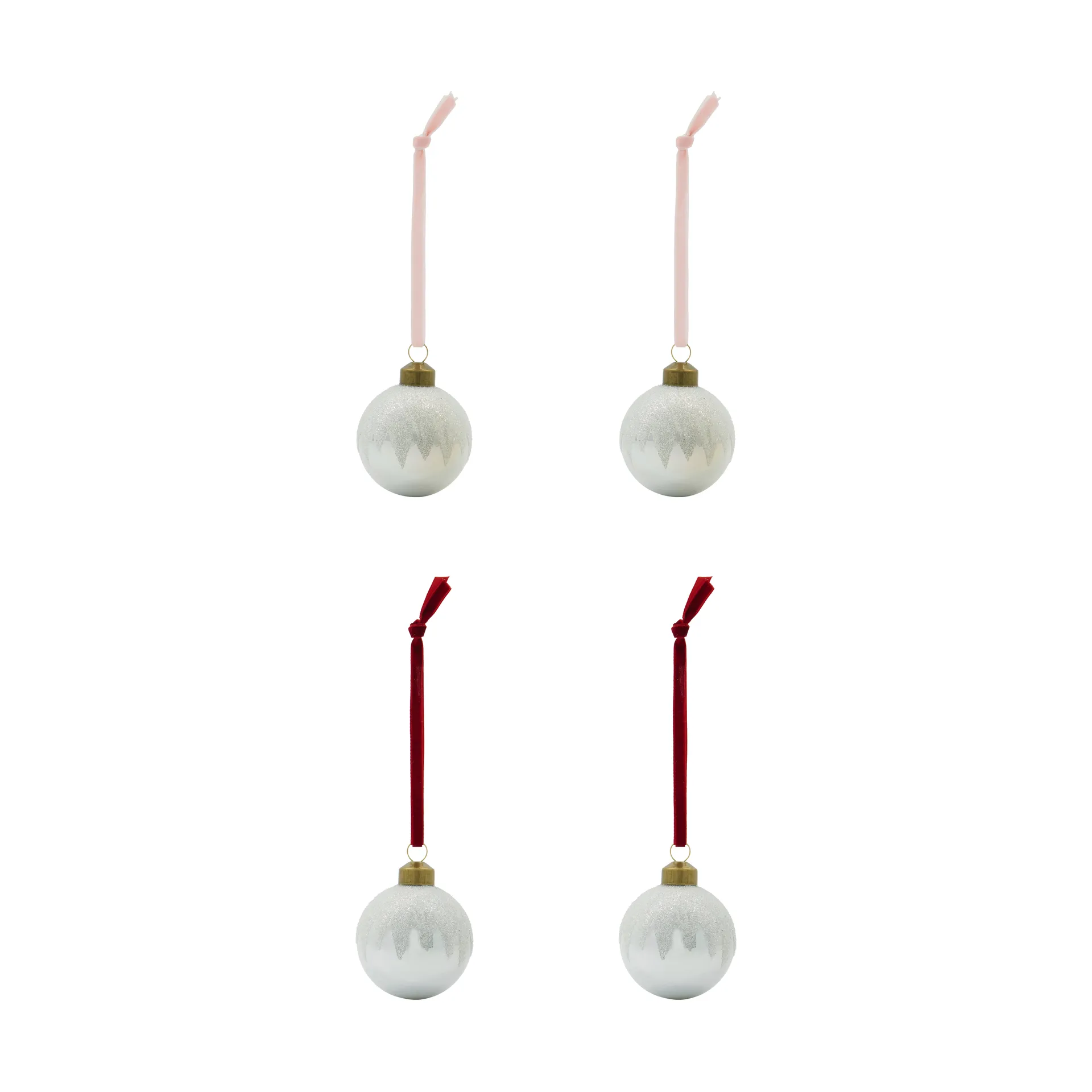 Bano julekule 4-pk, Sølv House Doctor