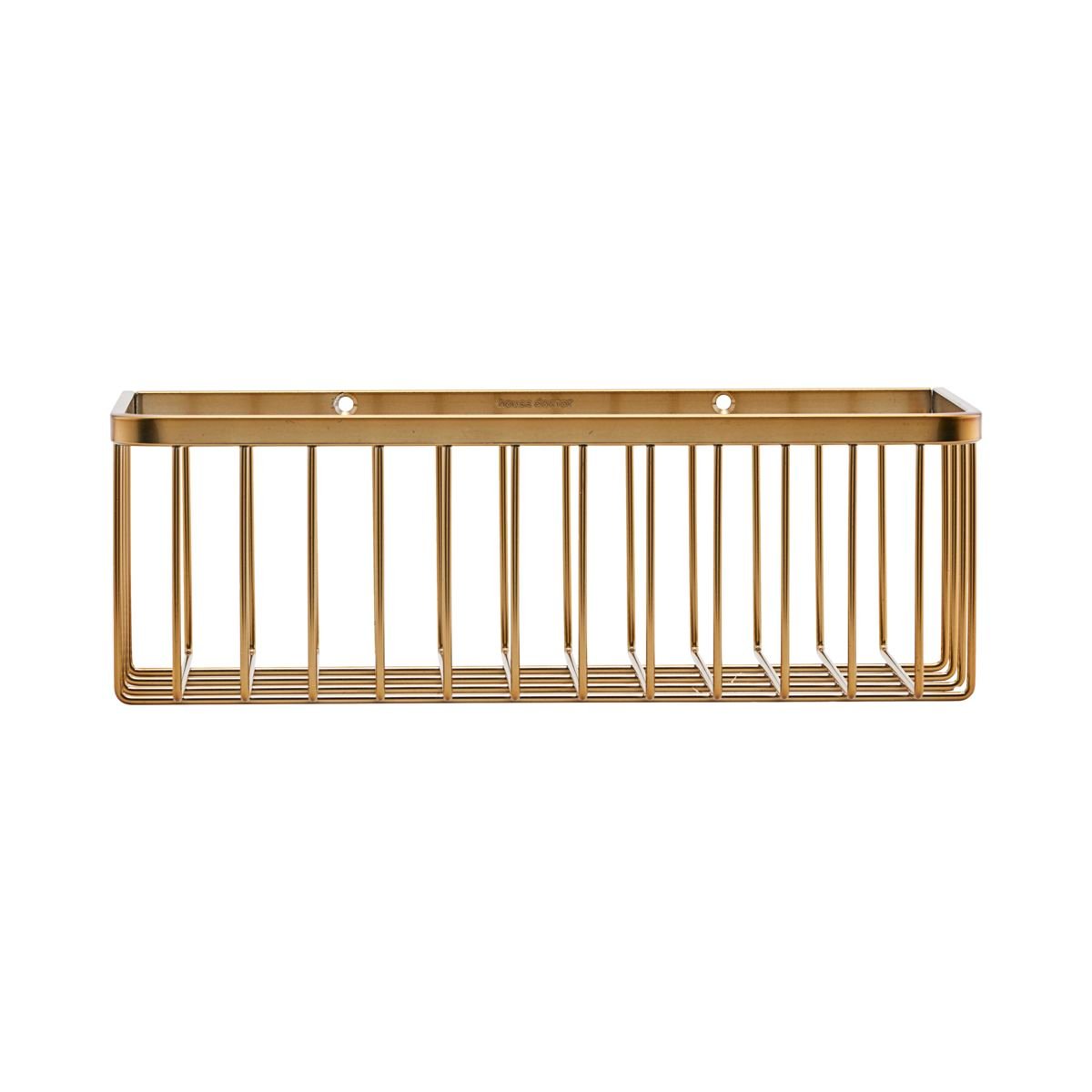 House Doctor Bath kurv 11x28 cm Børstet messing