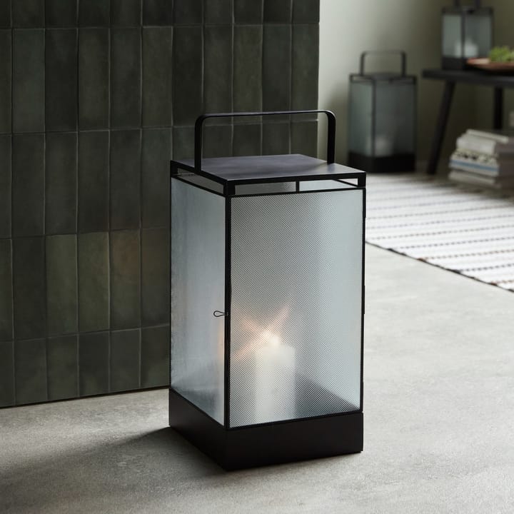 Blaze lykt 50 cm, Svart antikvitet House Doctor