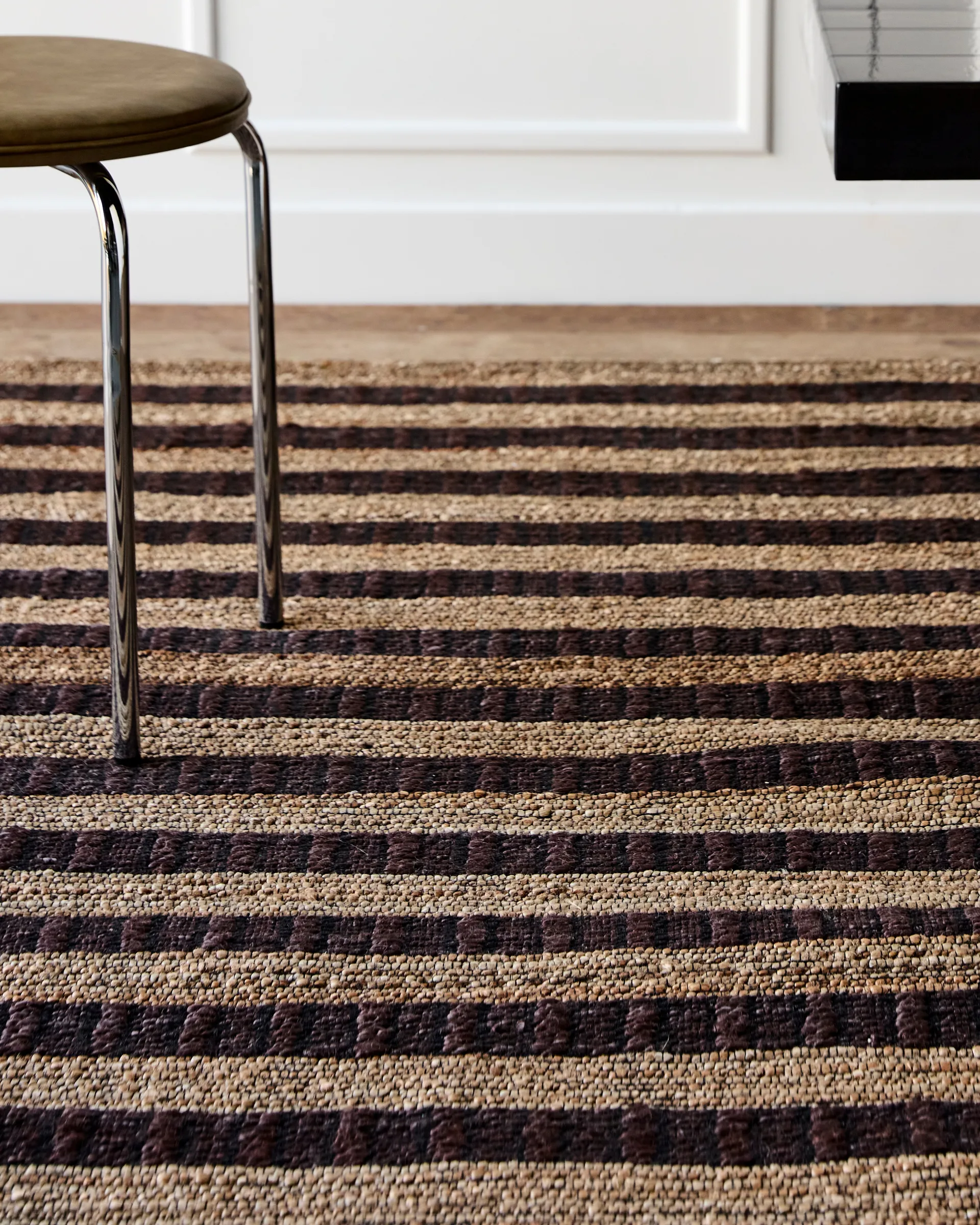 Block teppe brun-natur, 160x230 cm House Doctor