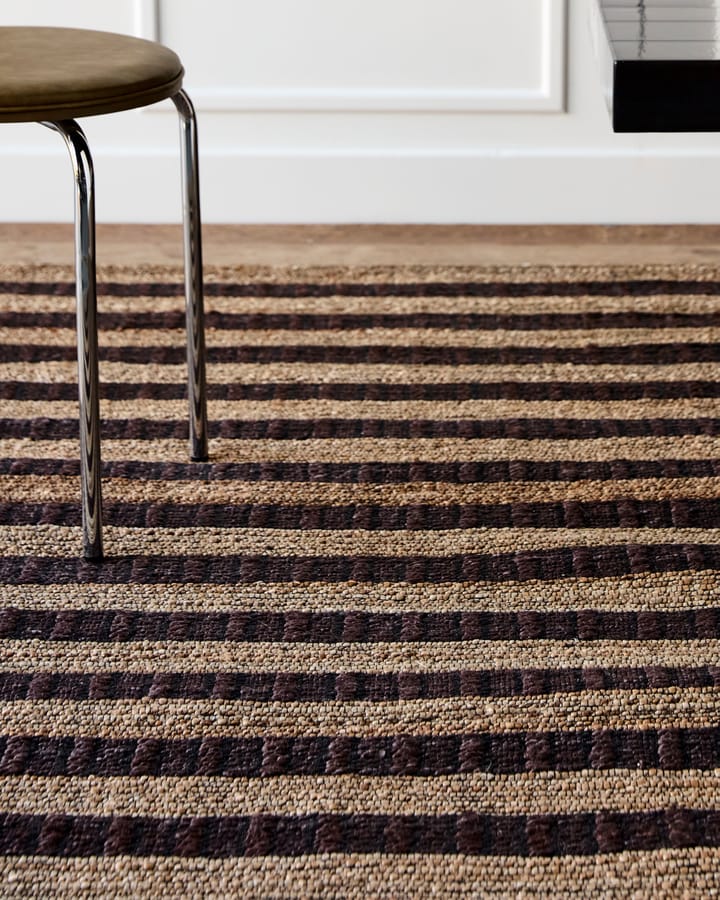 Block teppe brun-natur, 160x230 cm House Doctor