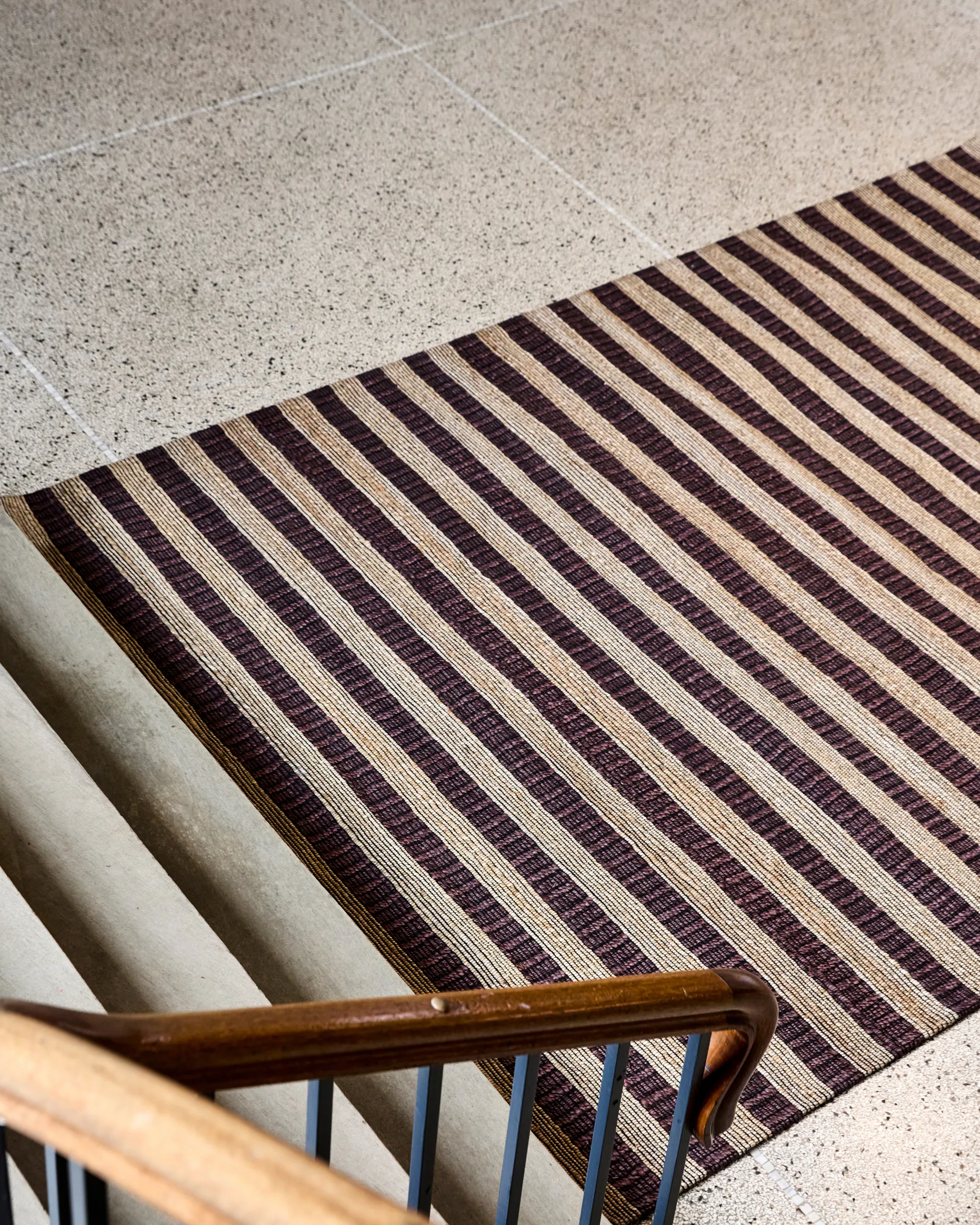 Block teppe brun-natur, 200x300 cm House Doctor