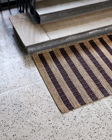 Block teppe brun-natur - 85x130 cm - House Doctor
