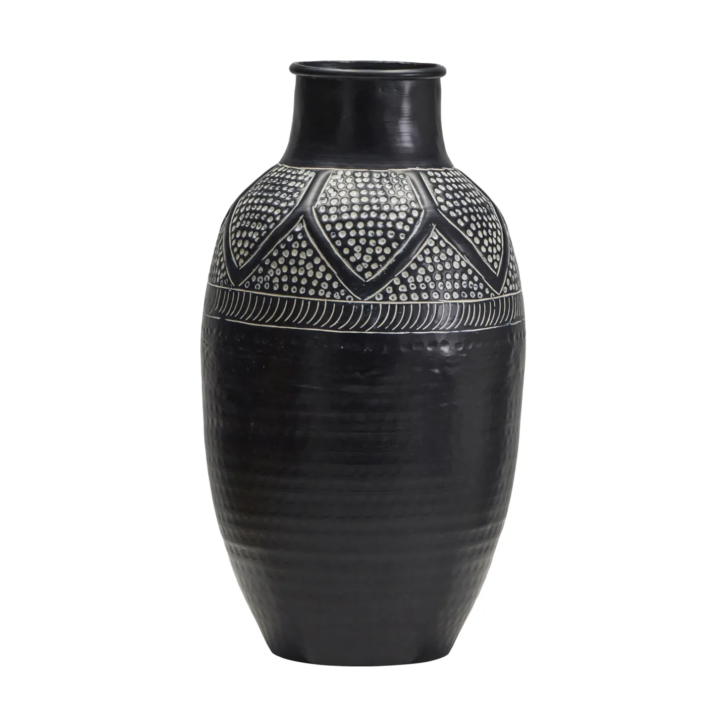 Bloss vase 38 cm, Svart House Doctor
