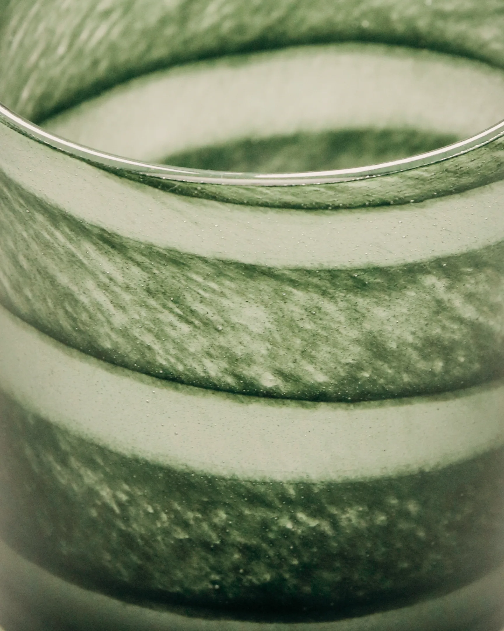 Blur telysholder Ø 9 cm, Grønn House Doctor