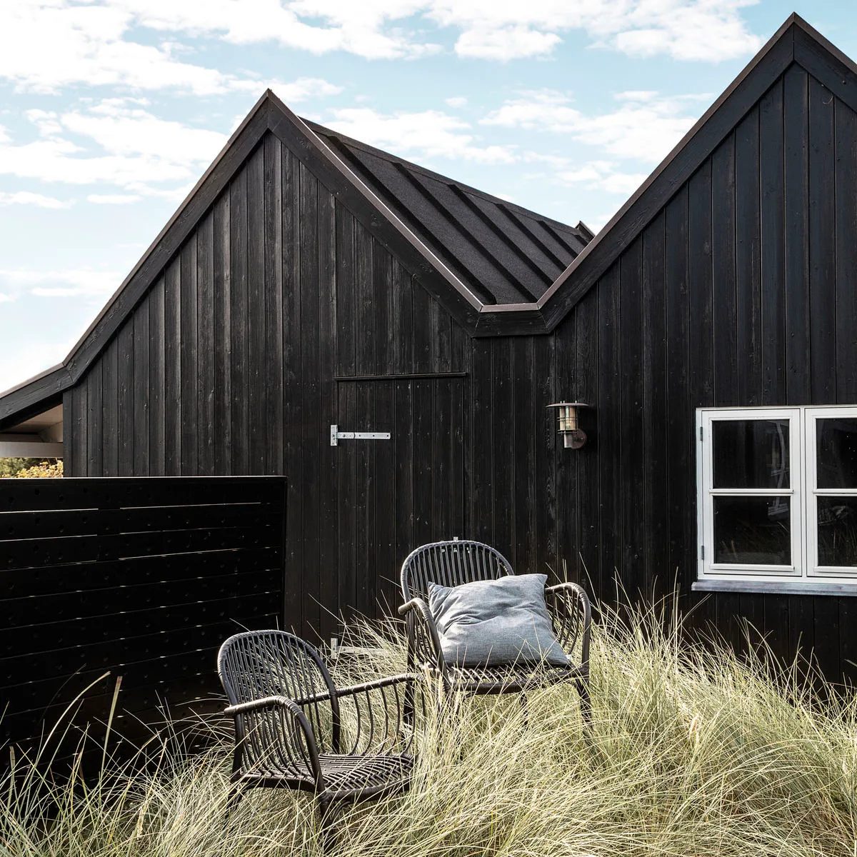 Brea rottingstol 2-stk. Svart House Doctor