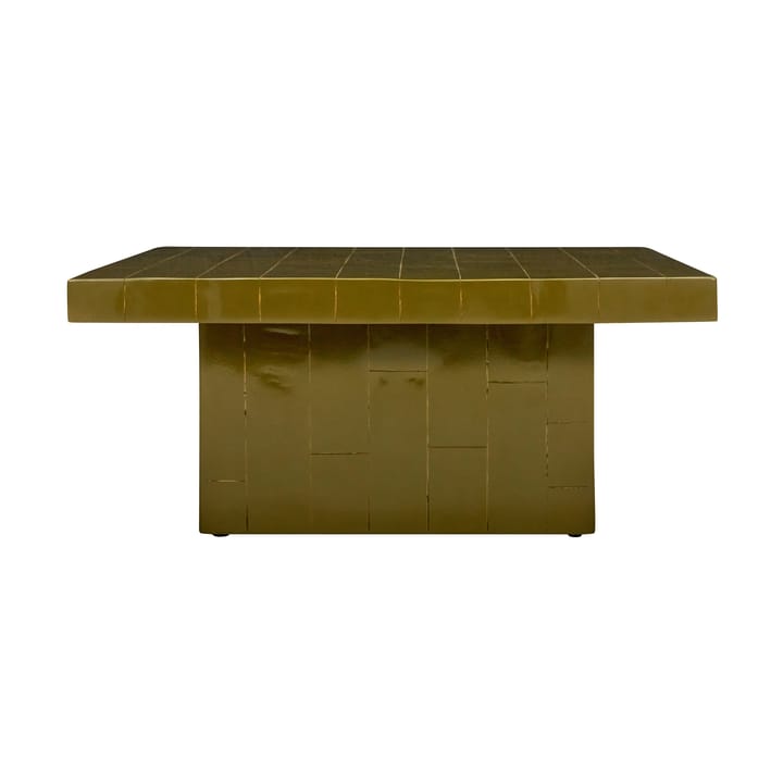 Brick sofabord 100x100x44 cm - Grønn - House Doctor