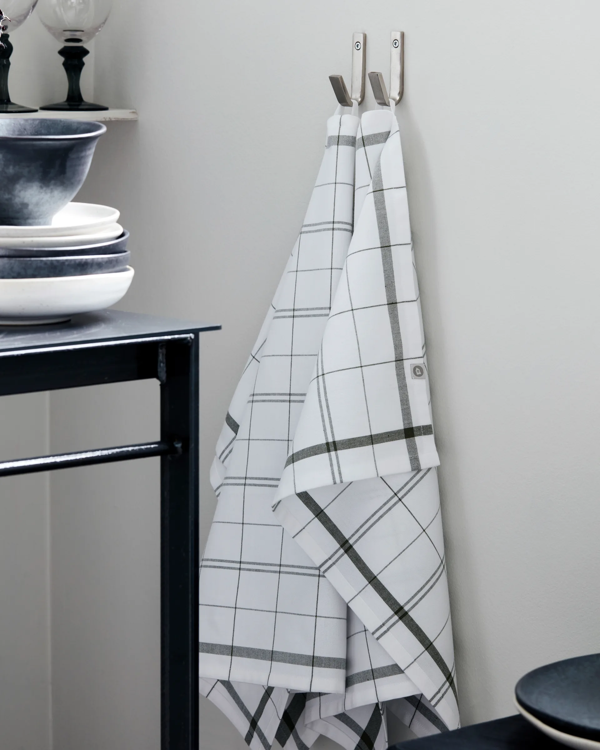 Chef kjøkkenhåndkle 55 x 75 cm 2-pakning, Grønn House Doctor