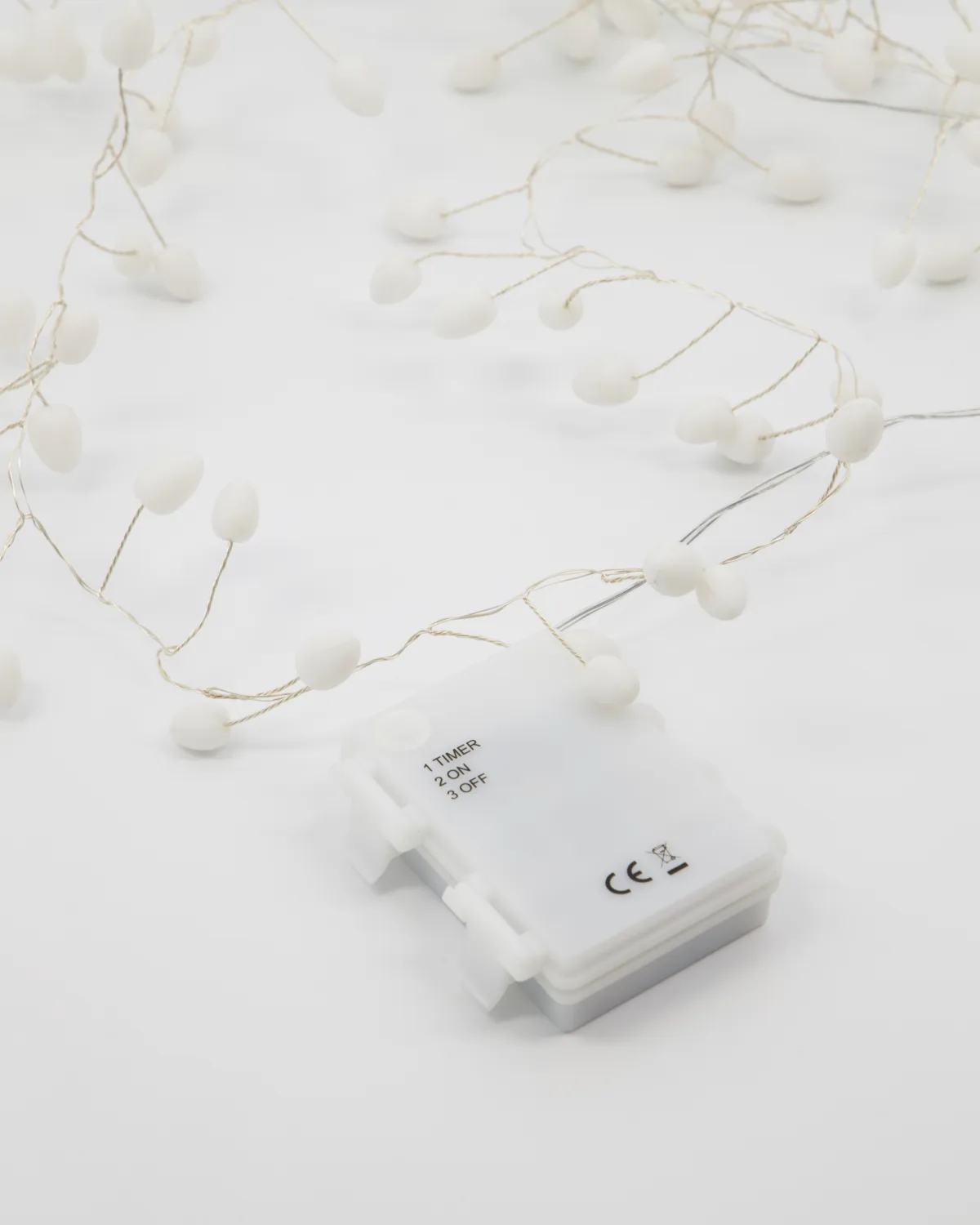 Cher lyslenke 250 cm, Hvit-sølv House Doctor