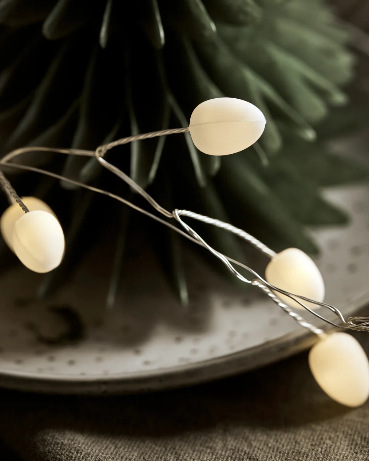 Cher lyslenke 250 cm, Hvit-sølv House Doctor