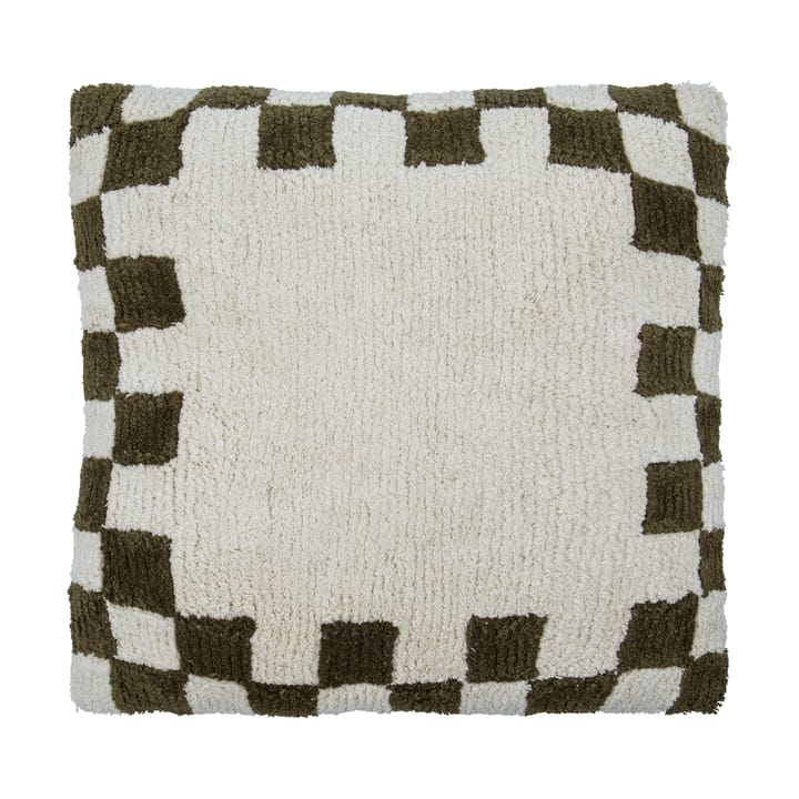 Chess putetrekk - Grønn-off-White, 50x50 cm - House Doctor