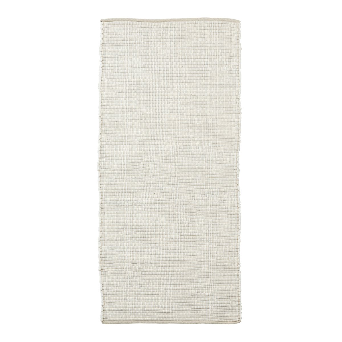 Chindi gulvteppe 70x160 cm Hvit