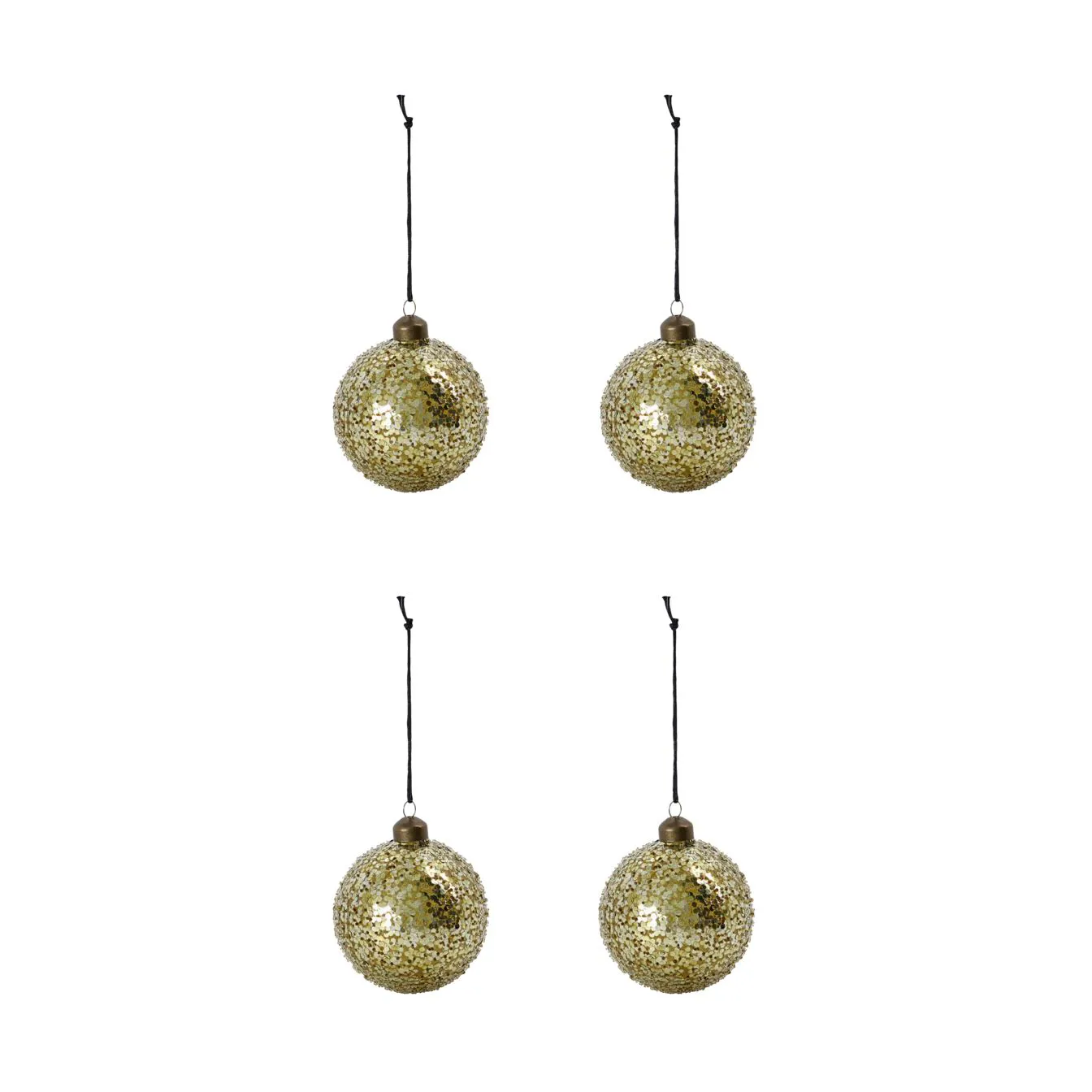 Chosen julekule Ø8 cm 4-pk, Gull House Doctor